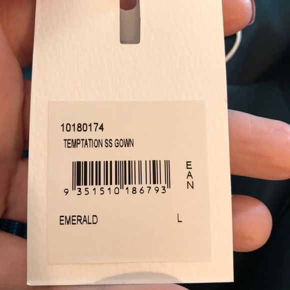 Beautiful Cameo Collection green evening gown size L, new with tags! - Picture 8 of 11